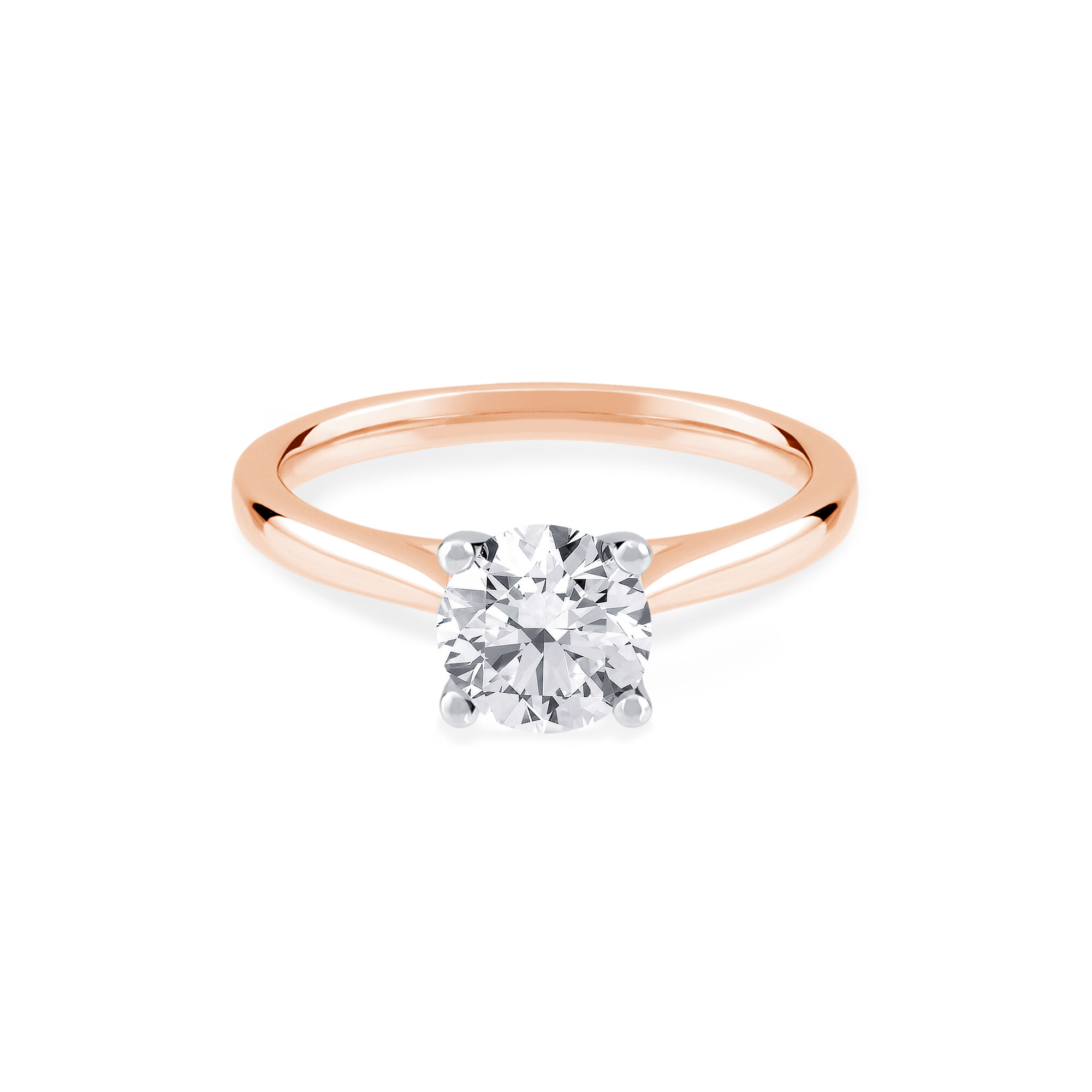 Solitaire diamant rose deals